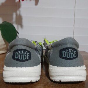 Big Kid's Hey Dude Wally Gray Camouflage Size 2